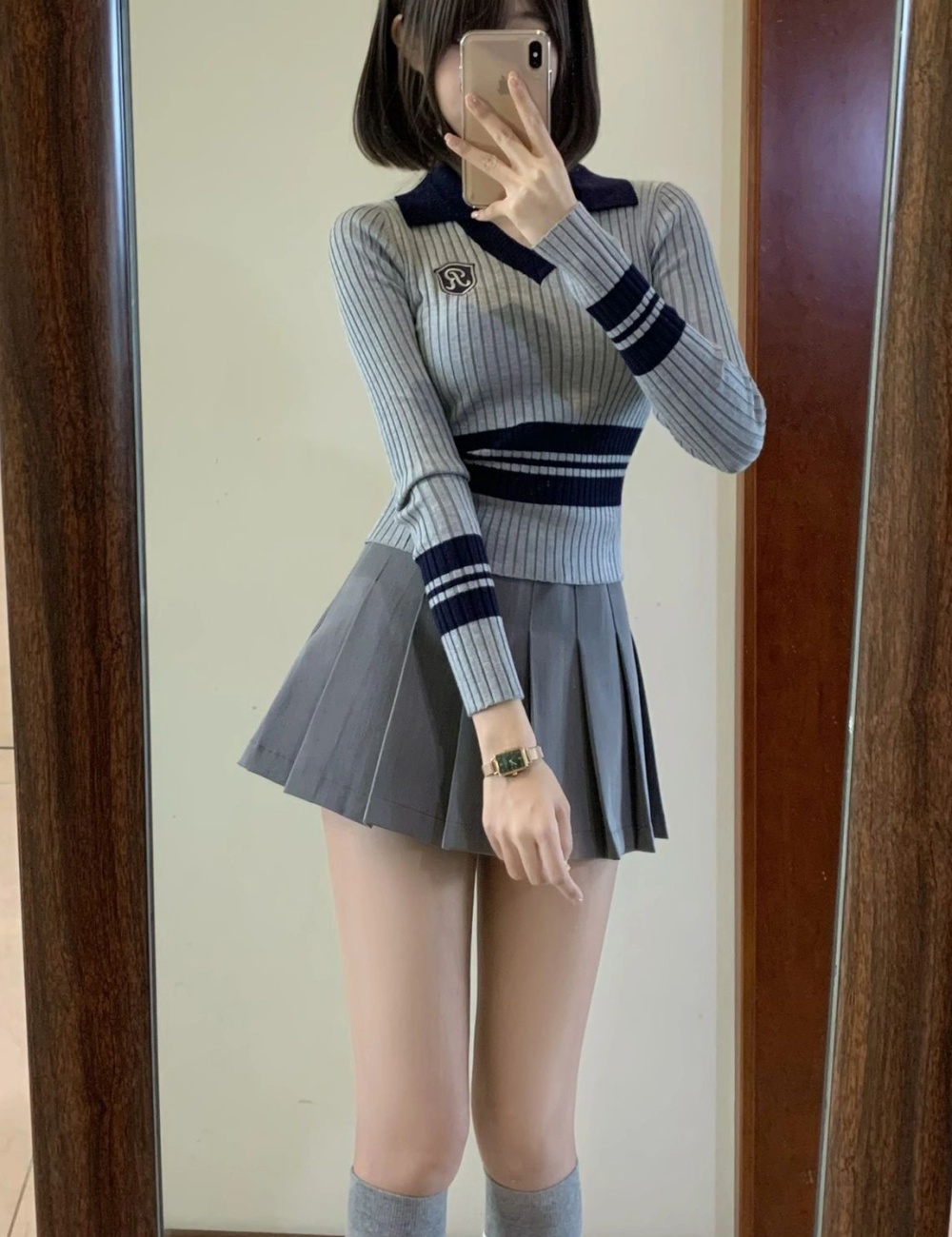 Autumn and winter bottoming shirt slim sweater for women