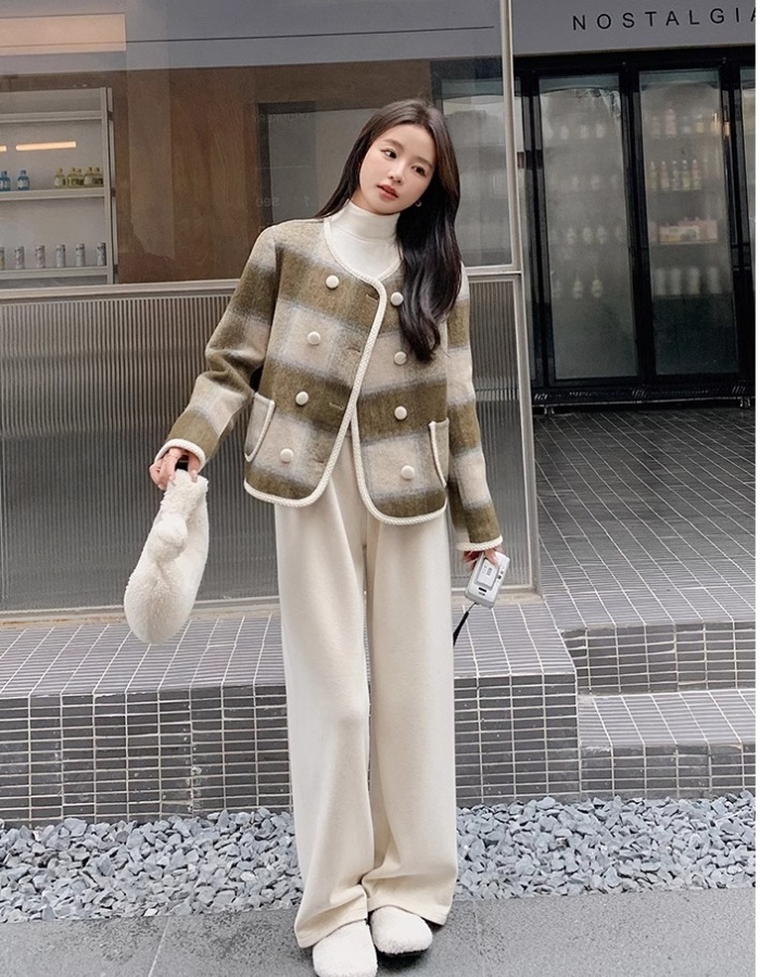 Ladies woolen coat overcoat for women