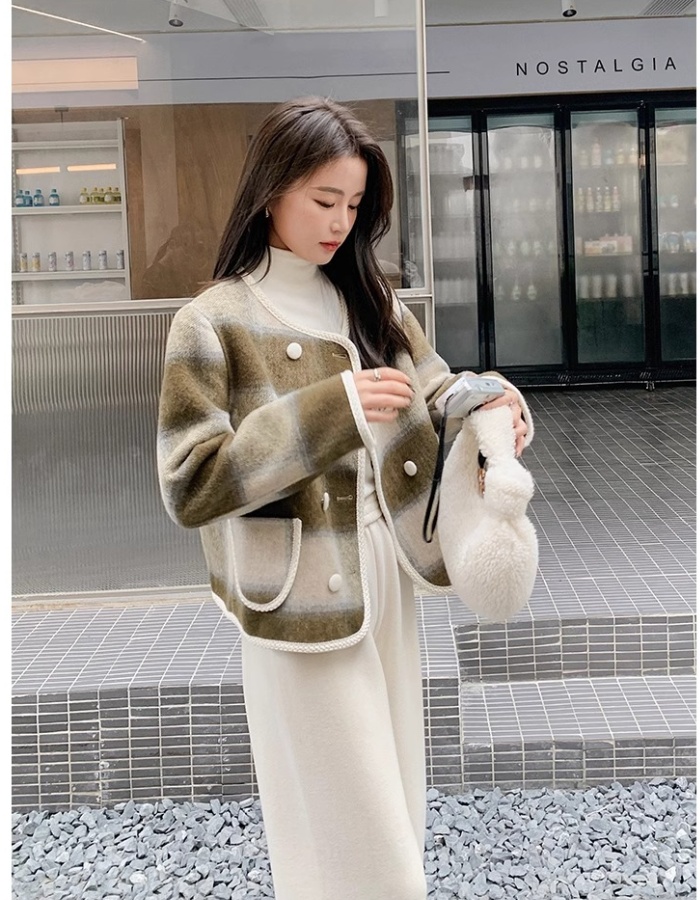 Ladies woolen coat overcoat for women