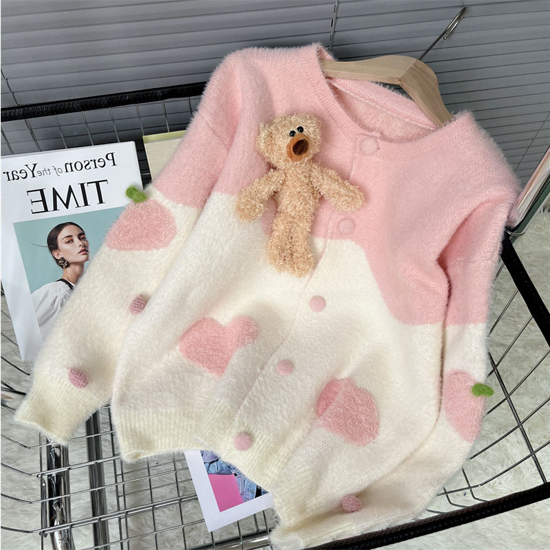 Lazy cubs tops autumn and winter cardigan for women