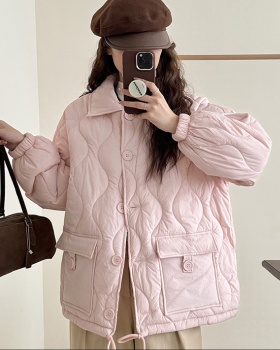 Autumn and winter thin cotton coat clip cotton coat for women