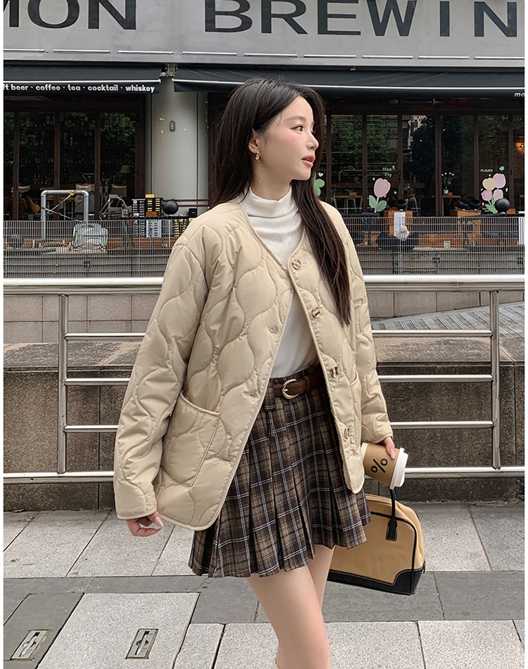 Fashion Korean style cotton coat quilted coat