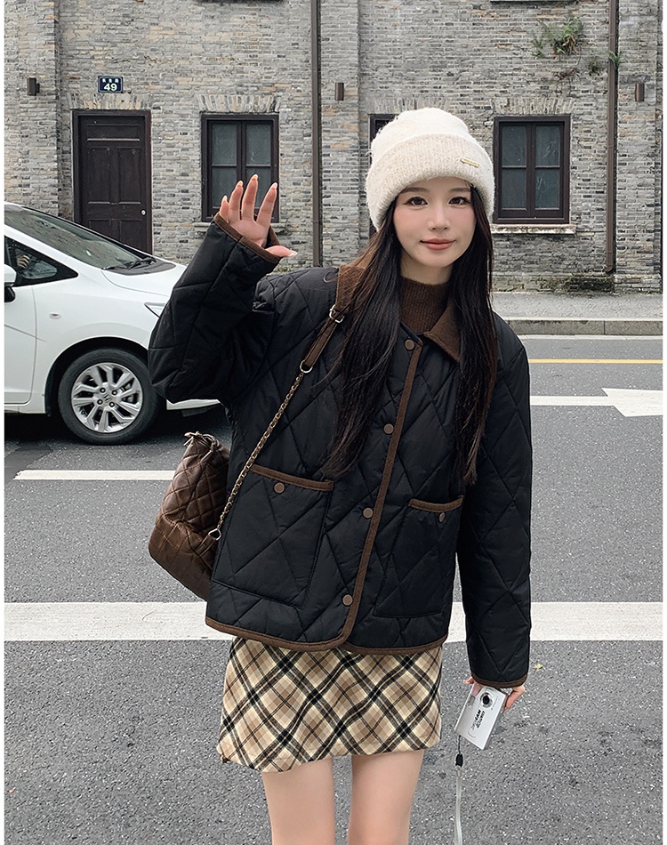 Down cotton coat loose bread clothing for women