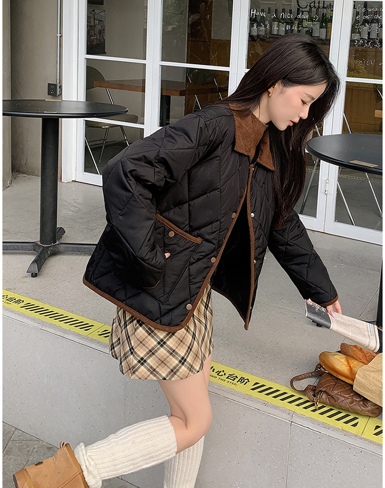 Down cotton coat loose bread clothing for women