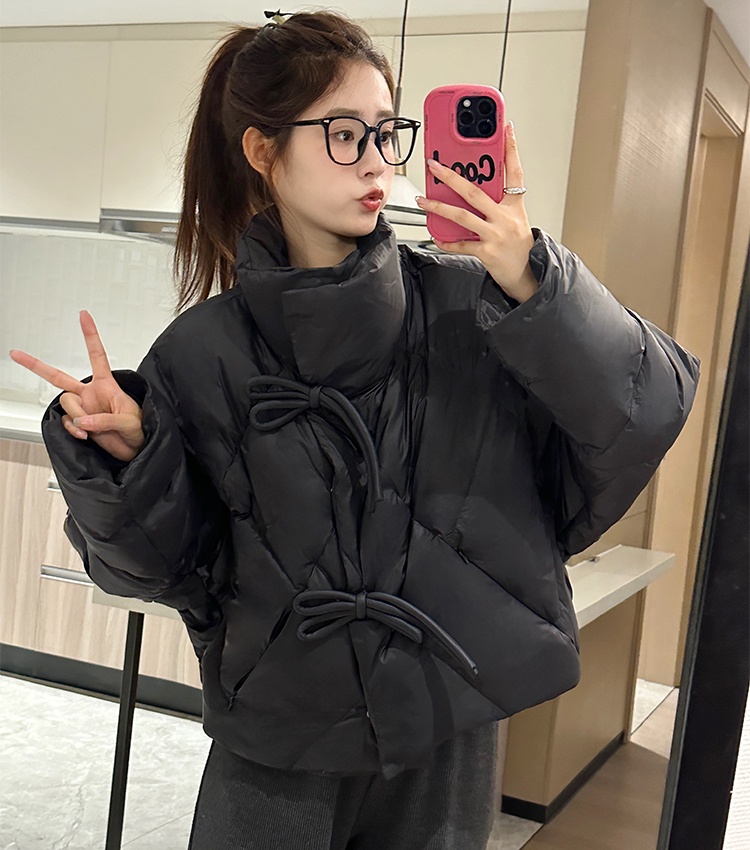 Hooded small fellow coat loose bread clothing for women