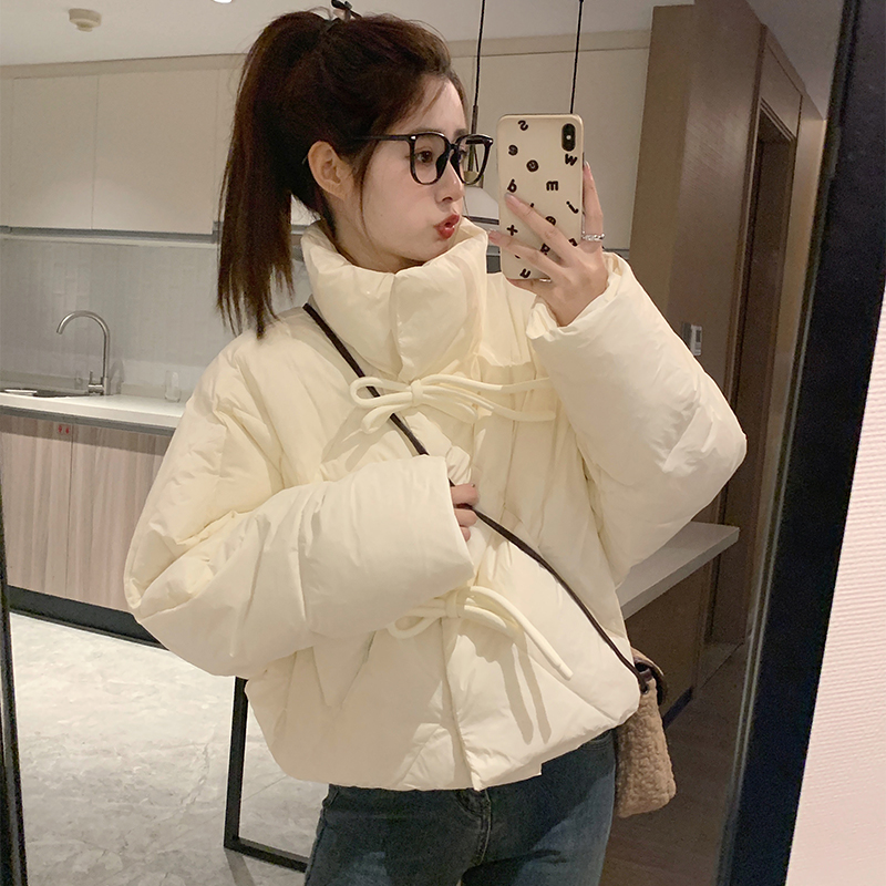 Hooded small fellow coat loose bread clothing for women