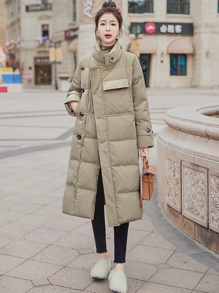 Cstand collar coat winter cotton coat for women