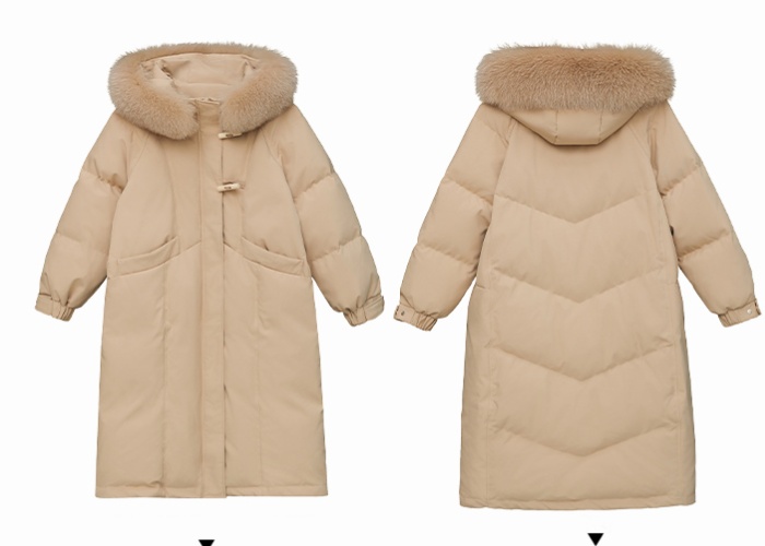 Long down large yard cotton coat thick winter coat