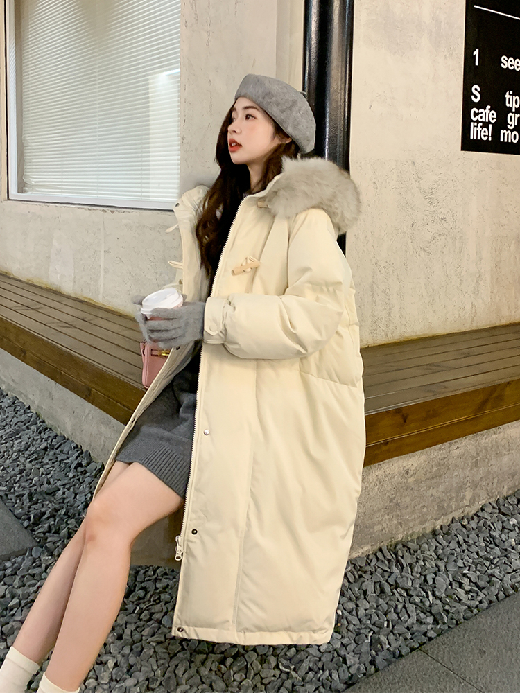 Long down large yard cotton coat thick winter coat