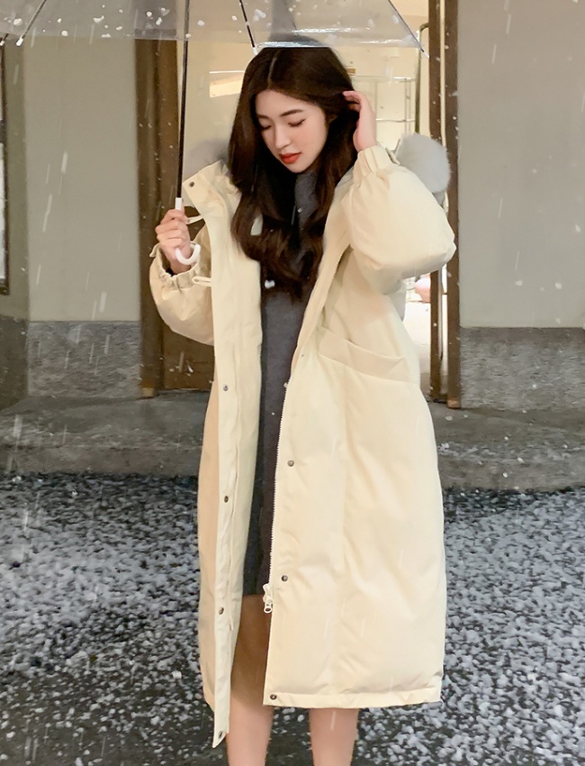 Long down large yard cotton coat thick winter coat