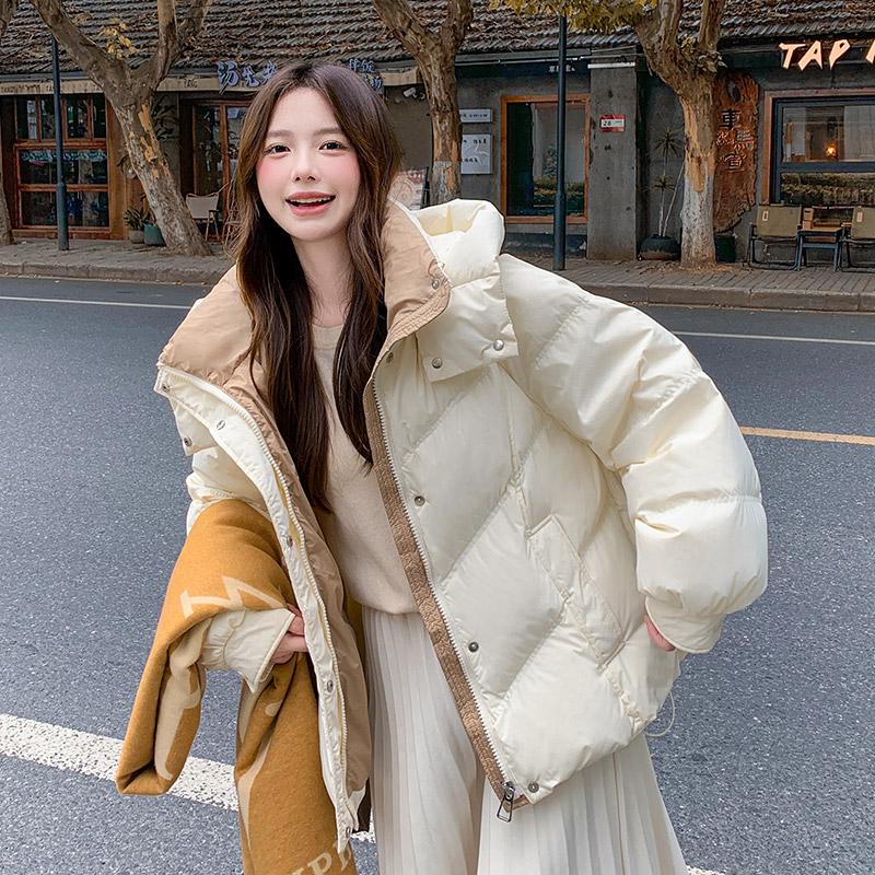 Winter short coat thick down coat