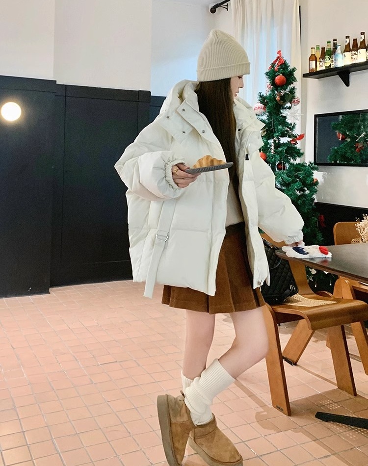 Winter loose bread clothing thick cotton coat for women