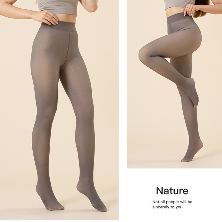 Thick thermal leggings plus velvet wears outside tights for women