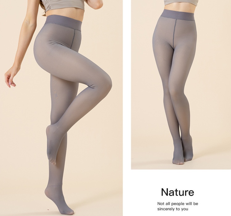 Thick thermal leggings plus velvet wears outside tights for women