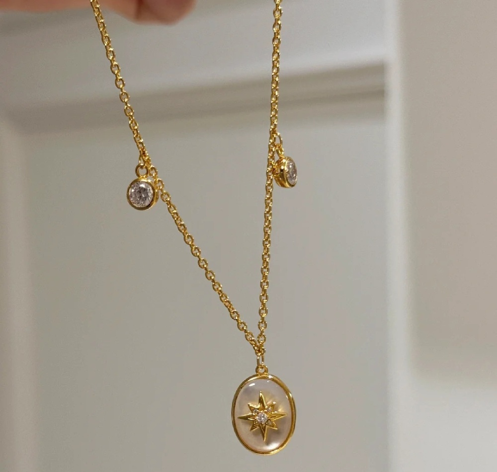 Simple light luxury shell lucky necklace