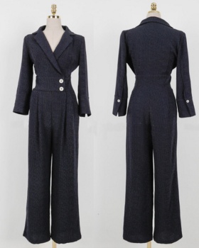 Fashion business suit Western style jumpsuit for women