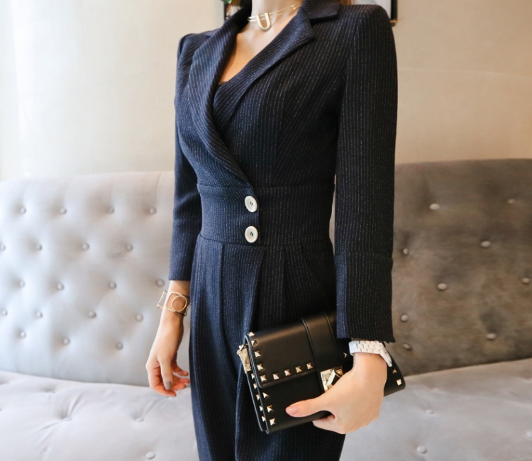 Fashion business suit Western style jumpsuit for women