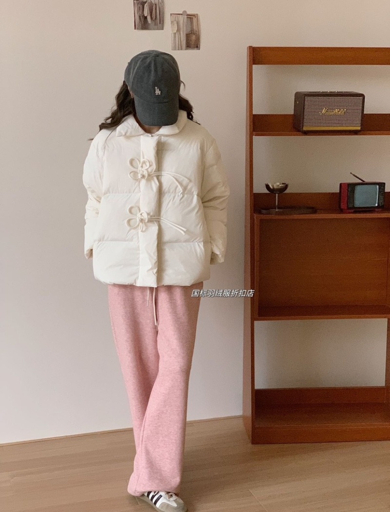 Winter short cotton coat down Chinese style bread clothing