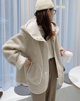 Loose hooded coat winter Korean style cotton coat