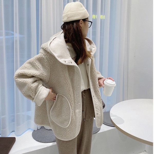 Loose hooded coat winter Korean style cotton coat