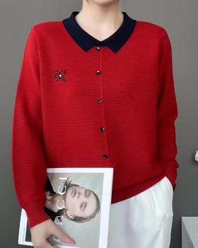 Western style sweater bottoming shirt for women