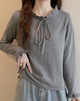 Bow trumpet sleeves long sleeve T-shirt