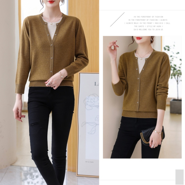 Loose shirts bottoming sweater for women