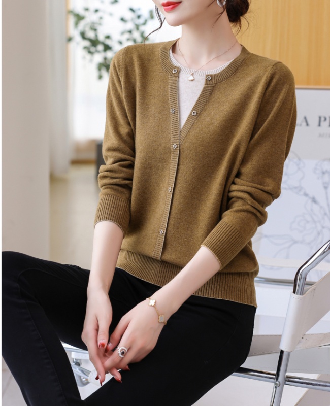 Loose shirts bottoming sweater for women