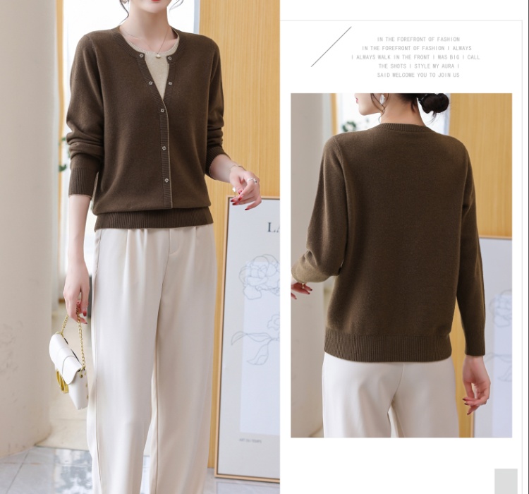 Loose shirts bottoming sweater for women