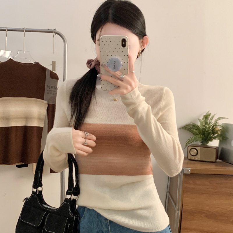 Wool half high collar autumn and winter supersoft sweater