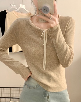 College style autumn and winter wool fine band sweater