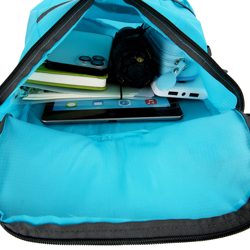 Portable waterproof backpack student colorful schoolbag