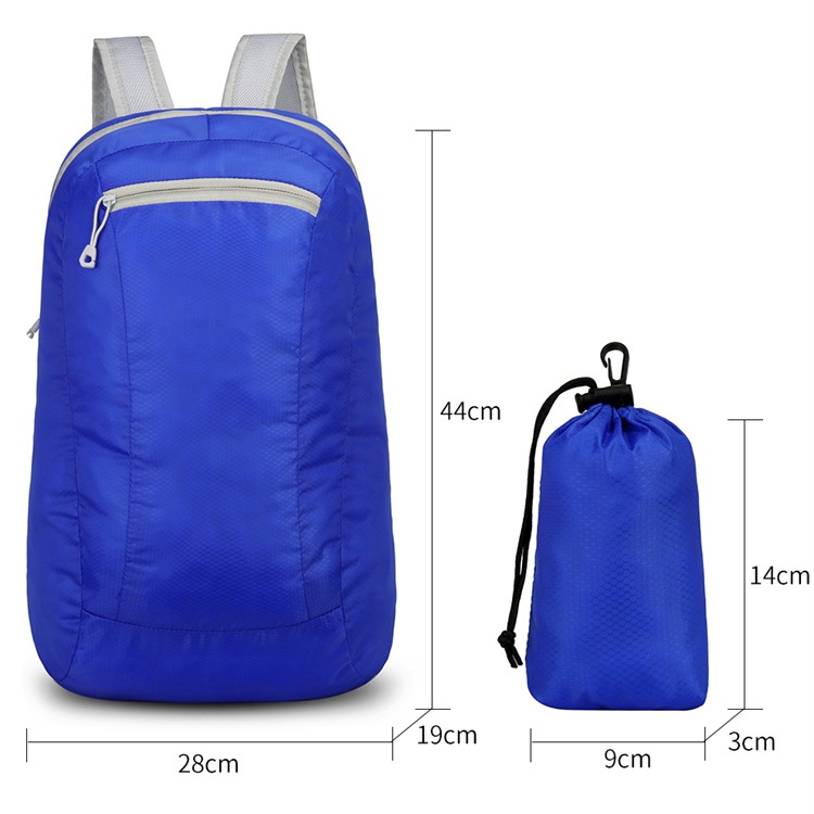 Portable waterproof backpack student colorful schoolbag