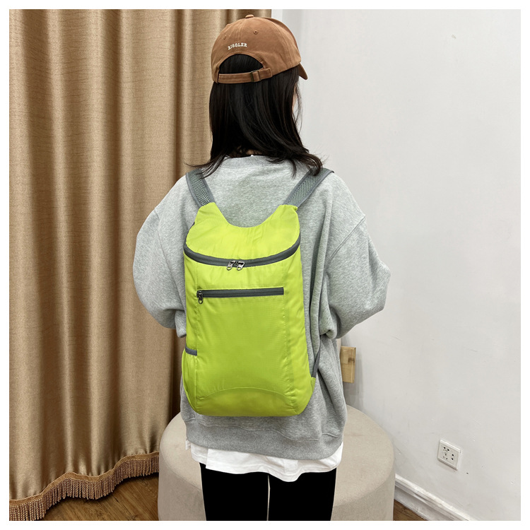 Portable waterproof backpack student colorful schoolbag