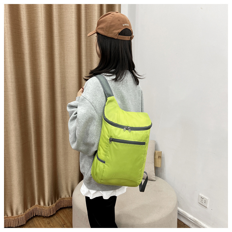 Portable waterproof backpack student colorful schoolbag