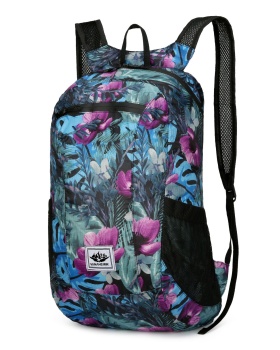 High capacity travel backpack colorful portable backpack