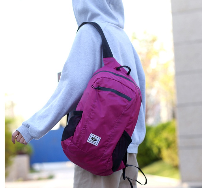 High capacity travel backpack colorful portable backpack