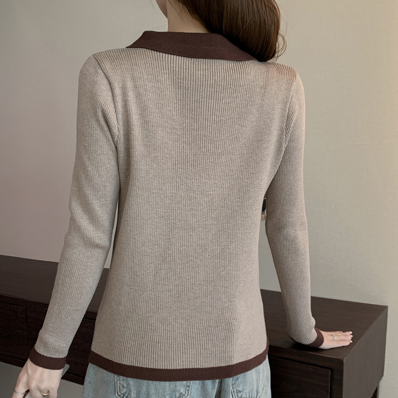 Knitted bottoming autumn and winter tops