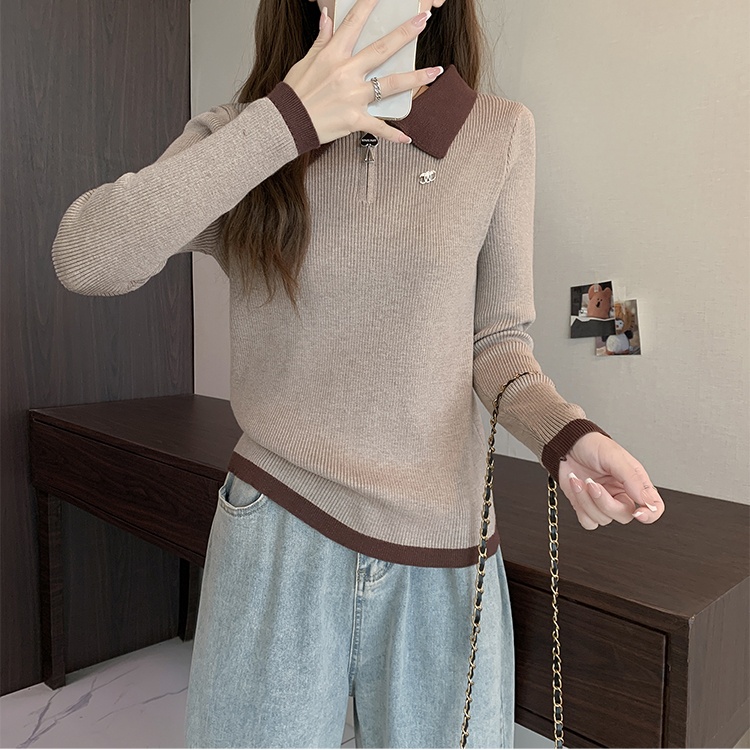 Knitted bottoming autumn and winter tops