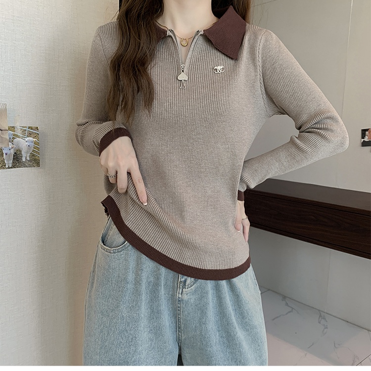 Knitted bottoming autumn and winter tops