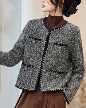 Spring and autumn jacket chanelstyle coat for women