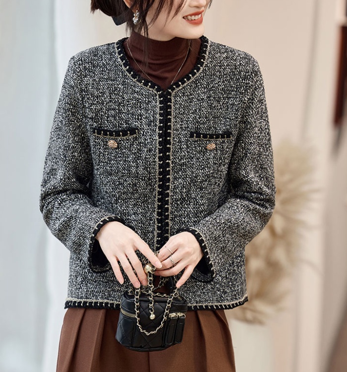 Spring and autumn jacket chanelstyle coat for women