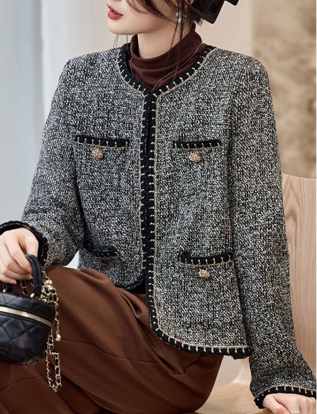 Spring and autumn jacket chanelstyle coat for women