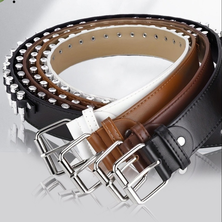 Fashion Punk style rhinestone rock belt for men