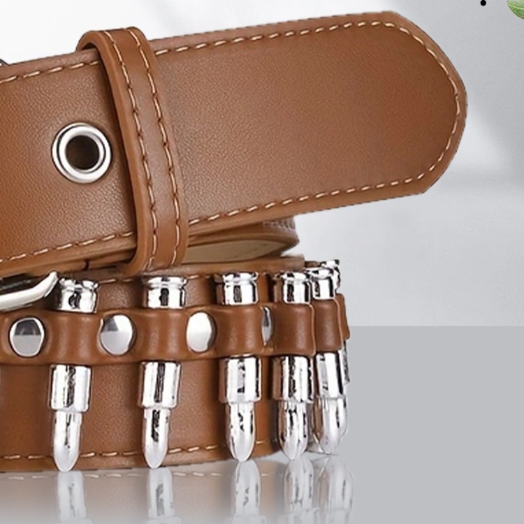 Fashion Punk style rhinestone rock belt for men