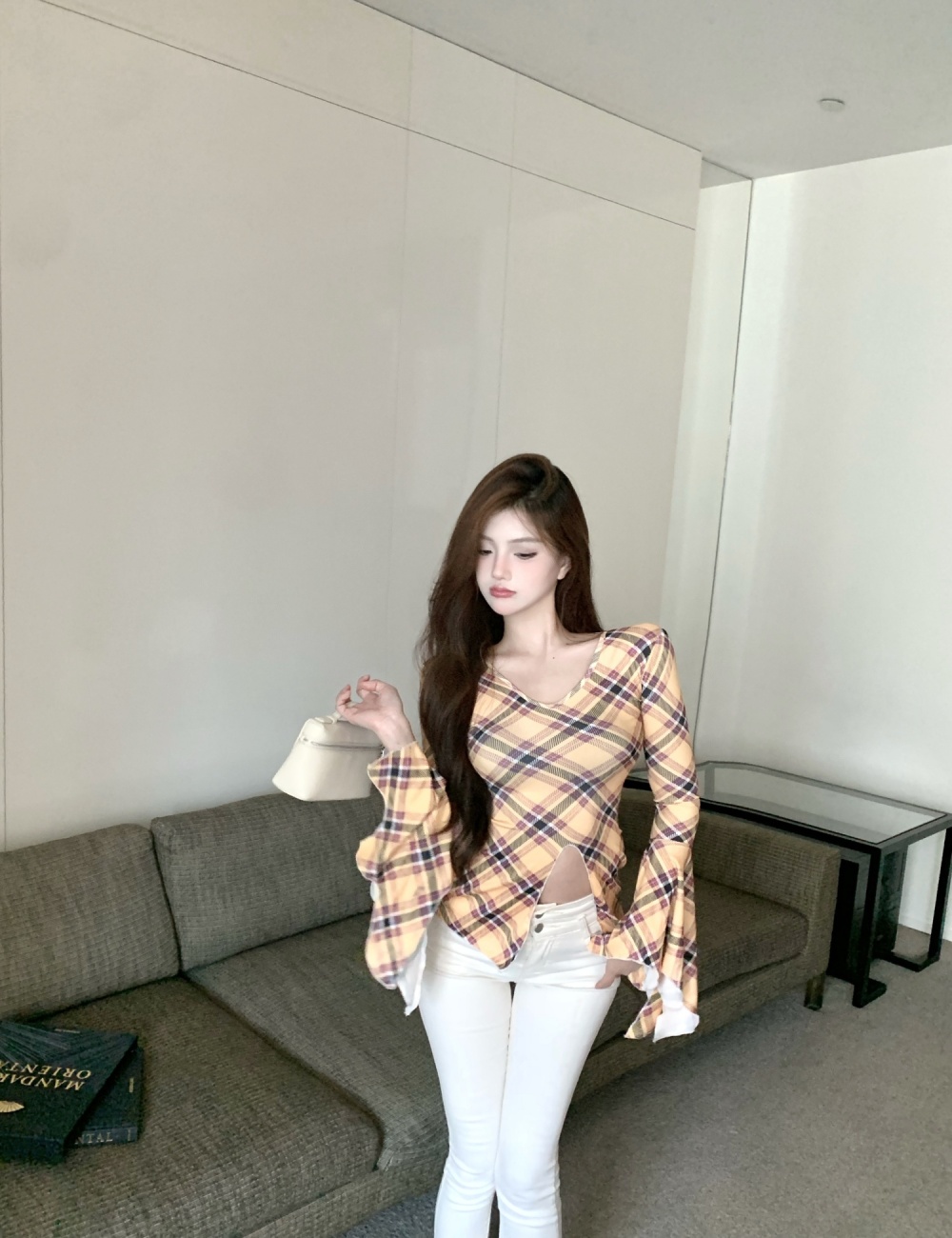 Slim long sleeve spicegirl fashion tops for women