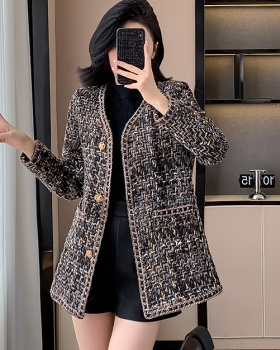 Ladies establishment coarse flower fashion temperament coat