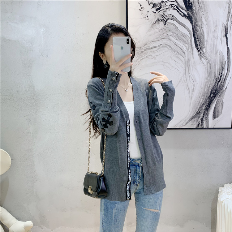 Slim niche knitted sweater loose spring tops for women