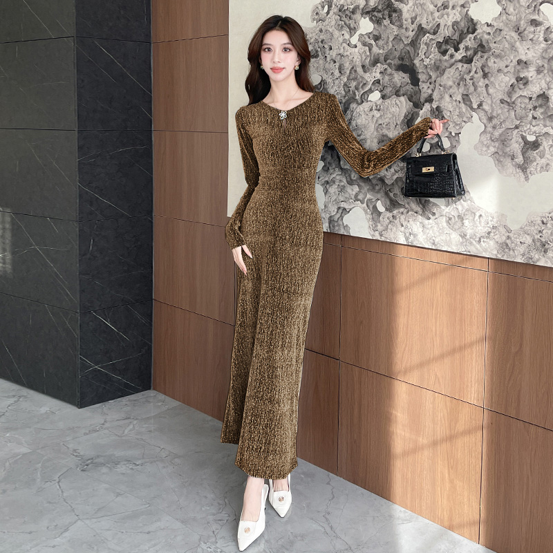 Liangsi package hip long dress autumn fashion dress