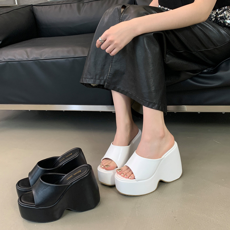 Summer thick crust slippers fashion platform for women